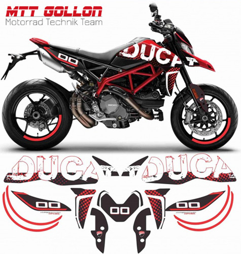 Aufkleber Kit "Concept 00" Ducati Hypermotard 950