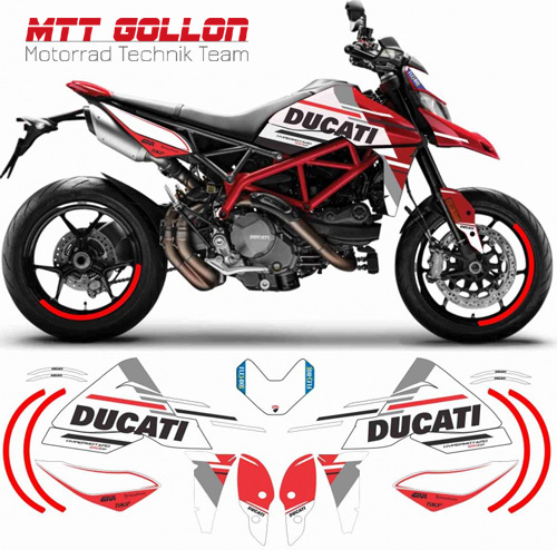 Aufkleber Kit "GP 18 Tribute" Ducati Hypermotard 950