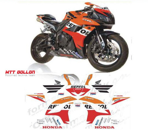 Aufkleber Kit "Repsol" Honda CBR 600 RR 2007-2012