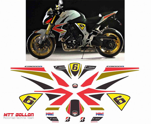 Aufkleber Kit "LCR Edition" Honda CB 1000 R 2012