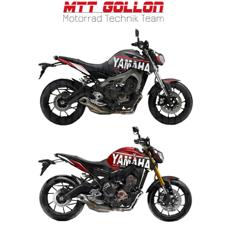 Aufkleber Kit "Tribute" Yamaha MT09 / FZ09 2013-2016